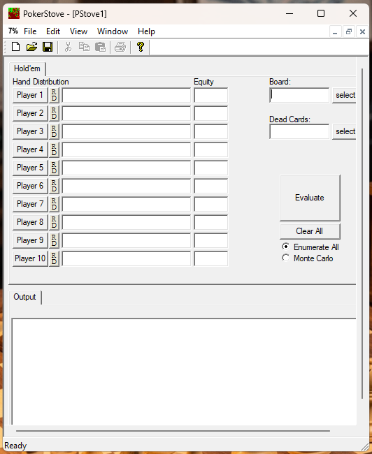 PokerStove Interface